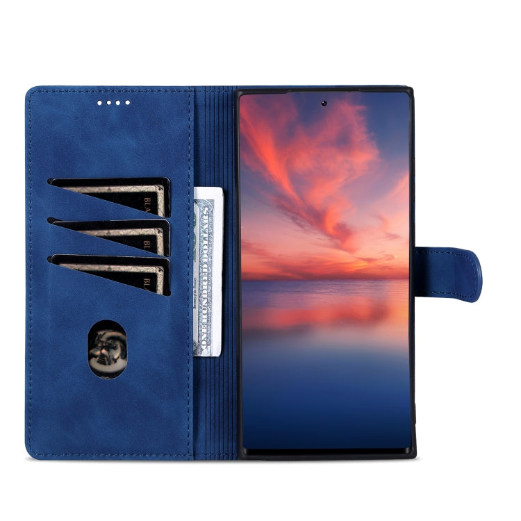 AZNS Samsung Galaxy Calf Texture Flip Phone Case