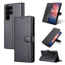 AZNS Samsung Galaxy Calf Texture Flip Phone Case
