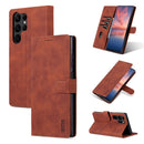 AZNS Samsung Galaxy Calf Texture Flip Phone Case