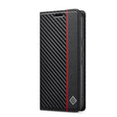 LC.IMEEKE Google Pixel Carbon Fiber Pattern Leather Phone Case