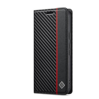 LC.IMEEKE Google Pixel Carbon Fiber Pattern Leather Phone Case