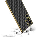 GKK Samsung Galaxy S Series Rhombus Pattern Phone Case