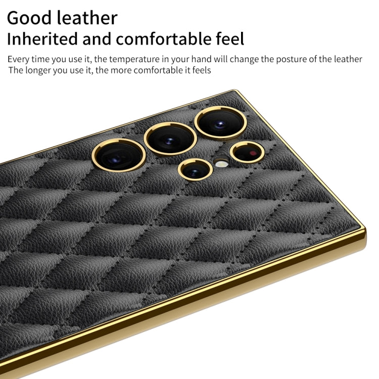 GKK Samsung Galaxy S Series Rhombus Pattern Phone Case
