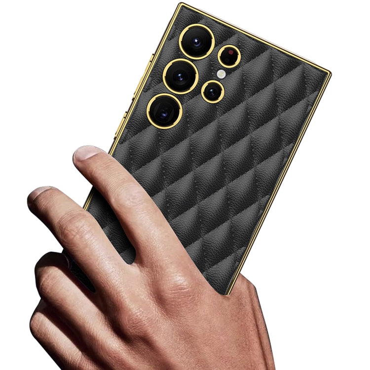 GKK Samsung Galaxy S Series Rhombus Pattern Phone Case