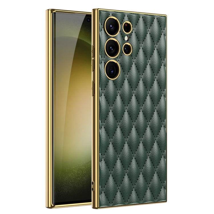 GKK Samsung Galaxy S Series Rhombus Pattern Phone Case