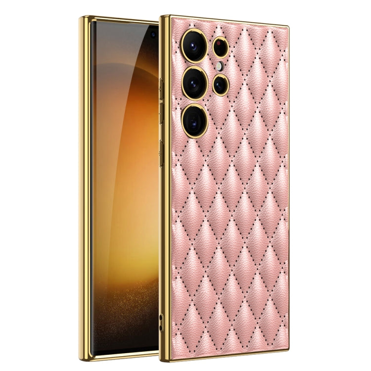 GKK Samsung Galaxy S Series Rhombus Pattern Phone Case