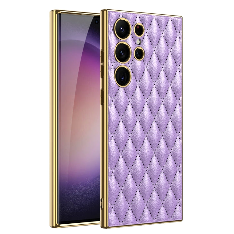 GKK Samsung Galaxy S Series Rhombus Pattern Phone Case