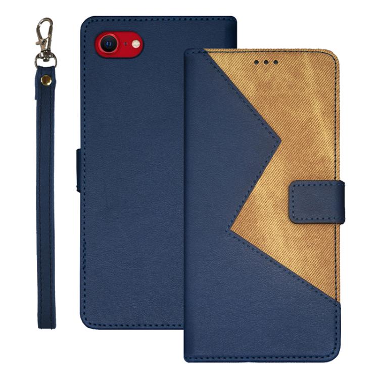 idewei Apple iPhone Two-Colour PU Leather Phone Case
