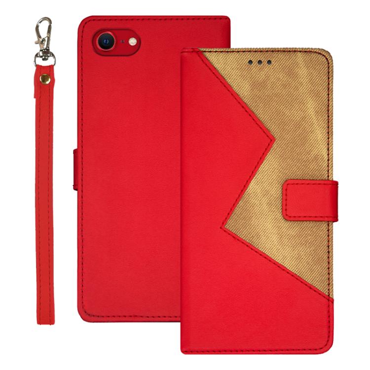 idewei Apple iPhone Two-Colour PU Leather Phone Case