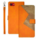 idewei Apple iPhone Two-Colour PU Leather Phone Case
