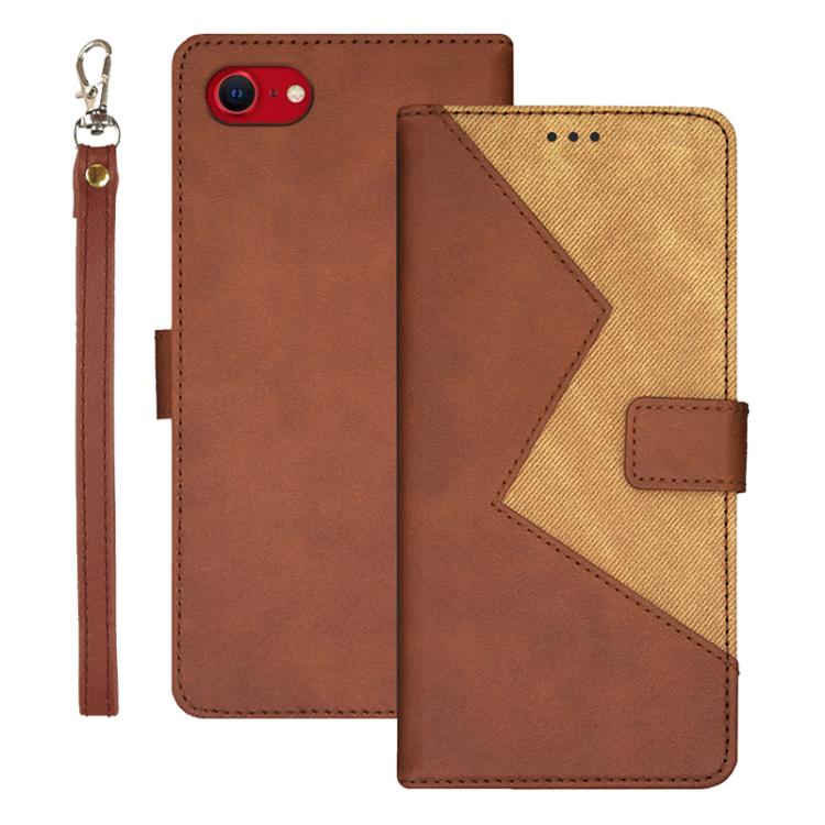 idewei Apple iPhone Two-Colour PU Leather Phone Case