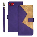 idewei Apple iPhone Two-Colour PU Leather Phone Case