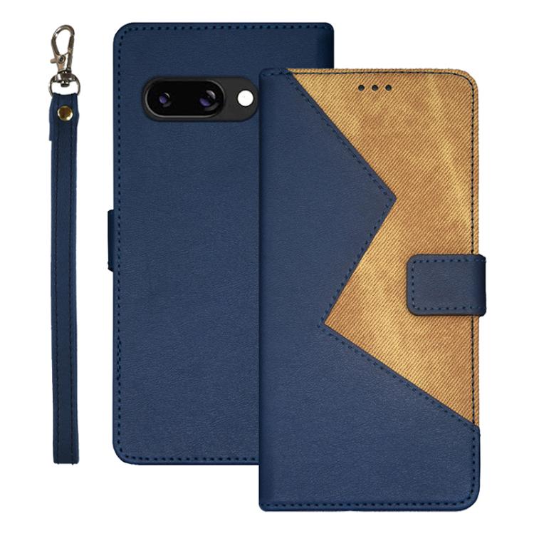 idewei Google Pixel Two-Colour PU Leather Phone Case