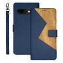 idewei Google Pixel Two-Colour PU Leather Phone Case