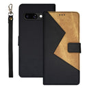 idewei Google Pixel Two-Colour PU Leather Phone Case