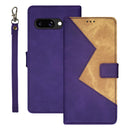 idewei Google Pixel Two-Colour PU Leather Phone Case