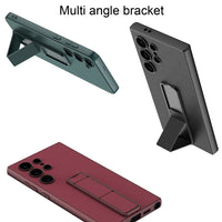 GKK Samsung Galaxy Leather Phone Case with Stand