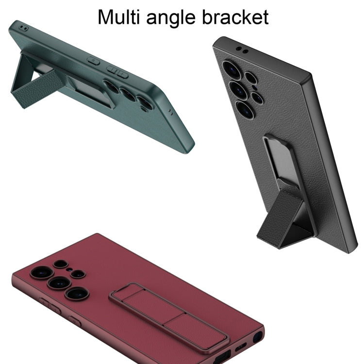 GKK Samsung Galaxy Leather Phone Case with Stand