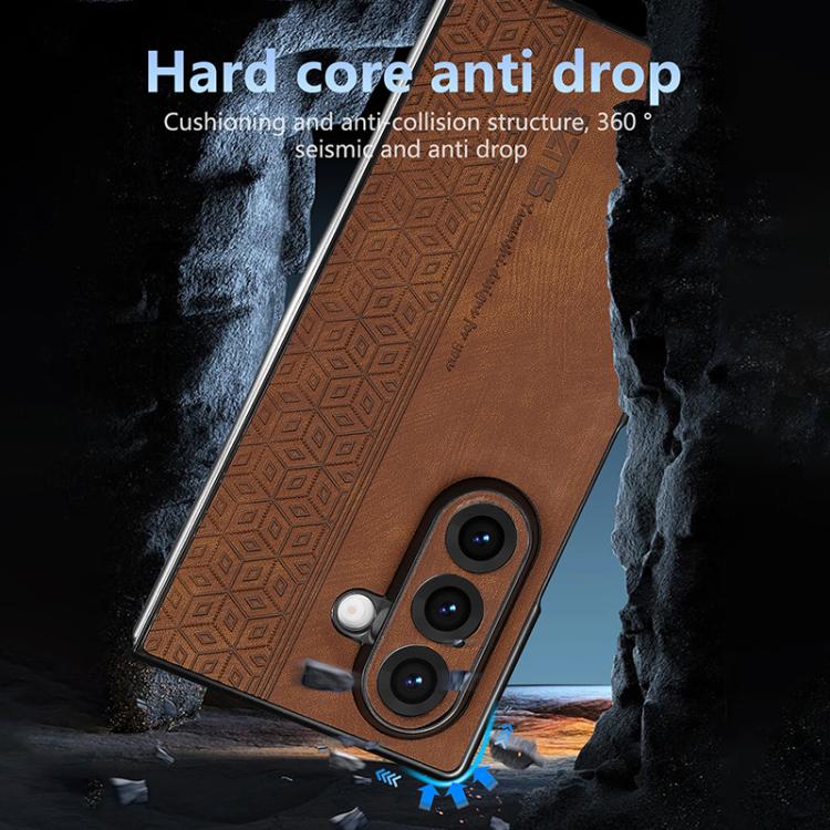 AZNS 3D Embossed Skin Feel Phone Case, For Samsung Galaxy Z Flip7 5G, For Samsung Galaxy Z Fold6