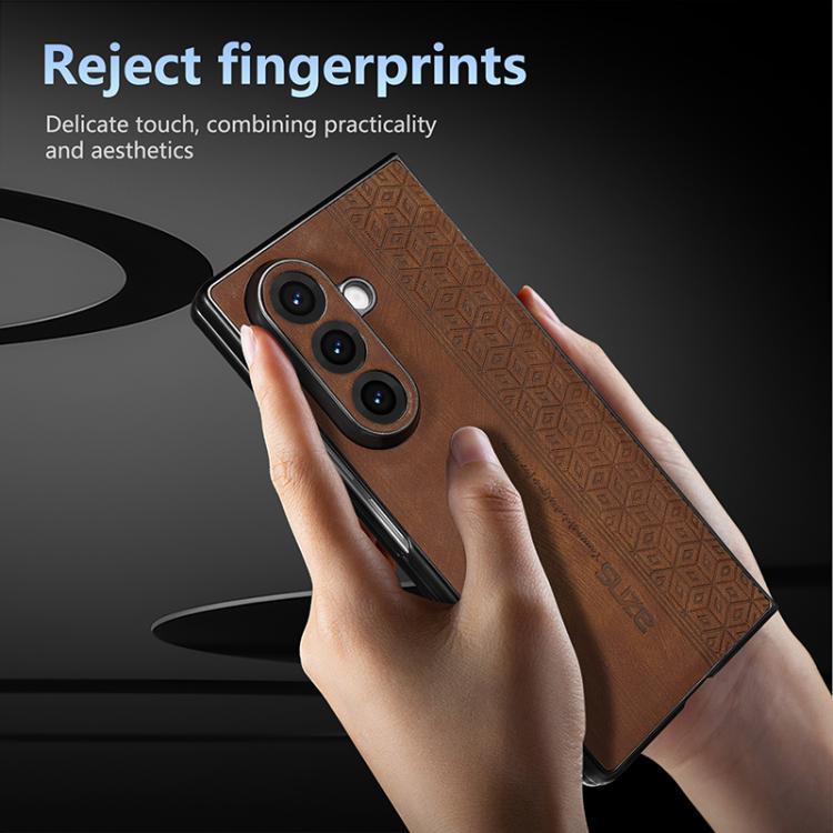 AZNS 3D Embossed Skin Feel Phone Case, For Samsung Galaxy Z Flip7 5G, For Samsung Galaxy Z Fold6