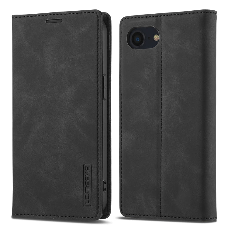 LC.IMEEKE Apple iPhone 16e Magnetic Leather Wallet Phone Case