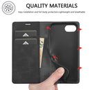 LC.IMEEKE Apple iPhone 16e Magnetic Leather Wallet Phone Case