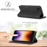 LC.IMEEKE Apple iPhone 16e Magnetic Leather Wallet Phone Case