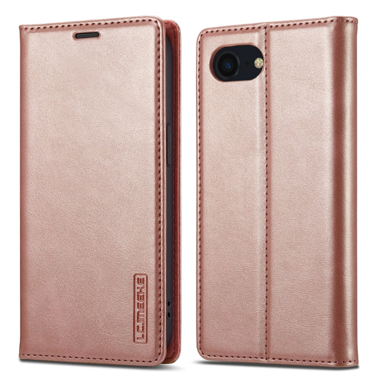 LC.IMEEKE Apple iPhone 16e Magnetic Leather Wallet Phone Case