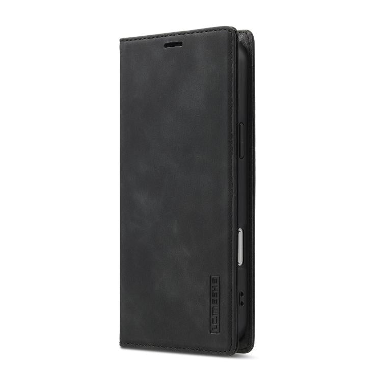 LC.IMEEKE Apple iPhone Magnetic Close Microfiber Leather Phone Case