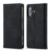 LC.IMEEKE Apple iPhone Magnetic Close Microfiber Leather Phone Case