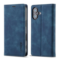 LC.IMEEKE Apple iPhone Magnetic Close Microfiber Leather Phone Case