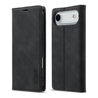 LC.IMEEKE Apple iPhone Magnetic Close Microfiber Leather Phone Case