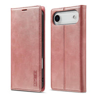 LC.IMEEKE Apple iPhone Magnetic Close Microfiber Leather Phone Case