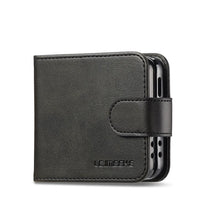 LC.IMEEKE Calf Texture Leather Phone Case, For Samsung Galaxy Z Flip7 5G, For Samsung Galaxy Z Fold6 5G