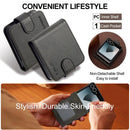 LC.IMEEKE Calf Texture Leather Phone Case, For Samsung Galaxy Z Flip7 5G, For Samsung Galaxy Z Fold6 5G
