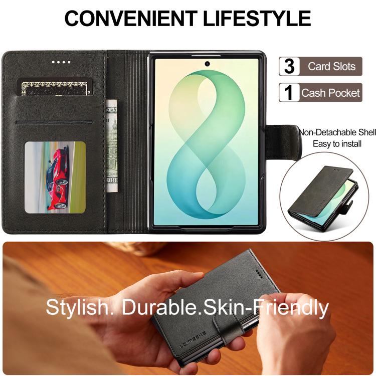 LC.IMEEKE Samsung Galaxy Leather Texture Phone Case