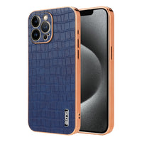 AZNS Apple iPhone 13 / 12 Crocodile Texture Phone Case
