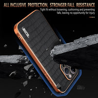 AZNS Apple iPhone 13 / 12 Crocodile Texture Phone Case