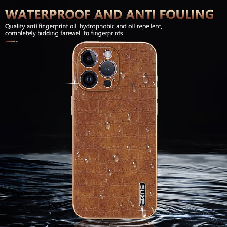 AZNS Apple iPhone 13 / 12 Crocodile Texture Phone Case