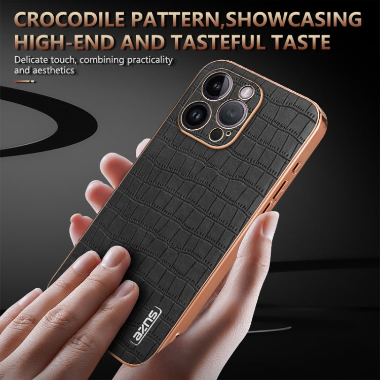 AZNS Apple iPhone 13 / 12 Crocodile Texture Phone Case
