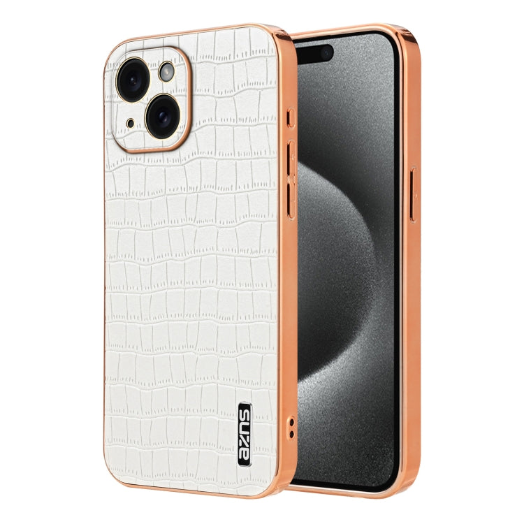 AZNS Apple iPhone 15 / 14 Crocodile Texture Phone Case