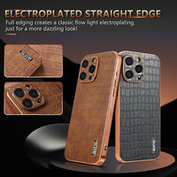 AZNS Apple iPhone 15 / 14 Crocodile Texture Phone Case