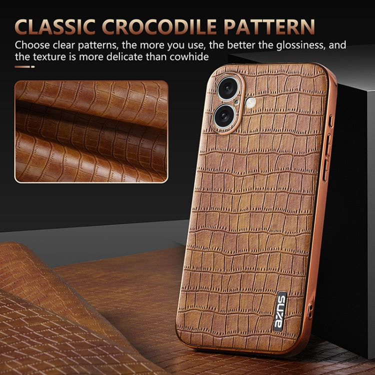 AZNS Apple iPhone 15 / 14 Crocodile Texture Phone Case