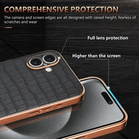 AZNS Apple iPhone 15 / 14 Crocodile Texture Phone Case