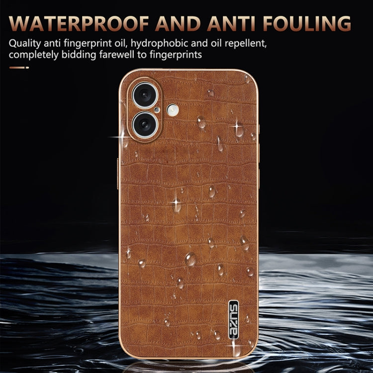 AZNS Apple iPhone 15 / 14 Crocodile Texture Phone Case