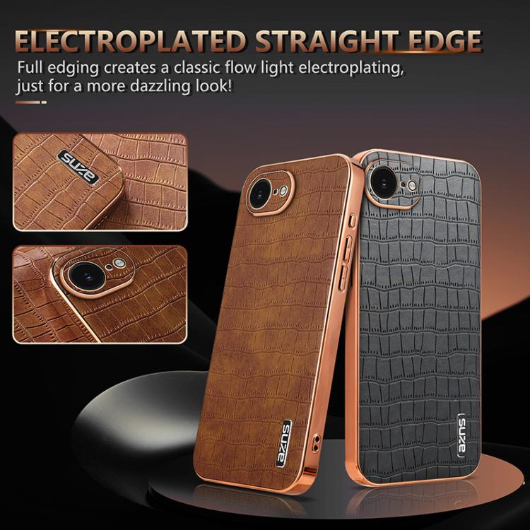 AZNS Apple iPhone Crocodile Texture Phone Case