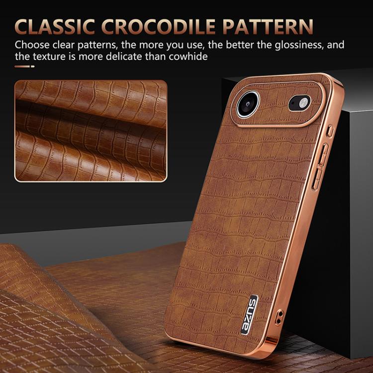AZNS Apple iPhone Crocodile Texture Phone Case