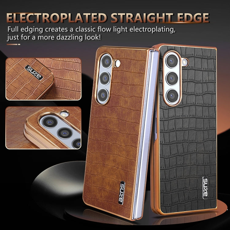 AZNS Samsung Galaxy Z 3 Series Crocodile Texture Phone Case