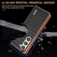 AZNS Samsung Galaxy Z 3 Series Crocodile Texture Phone Case