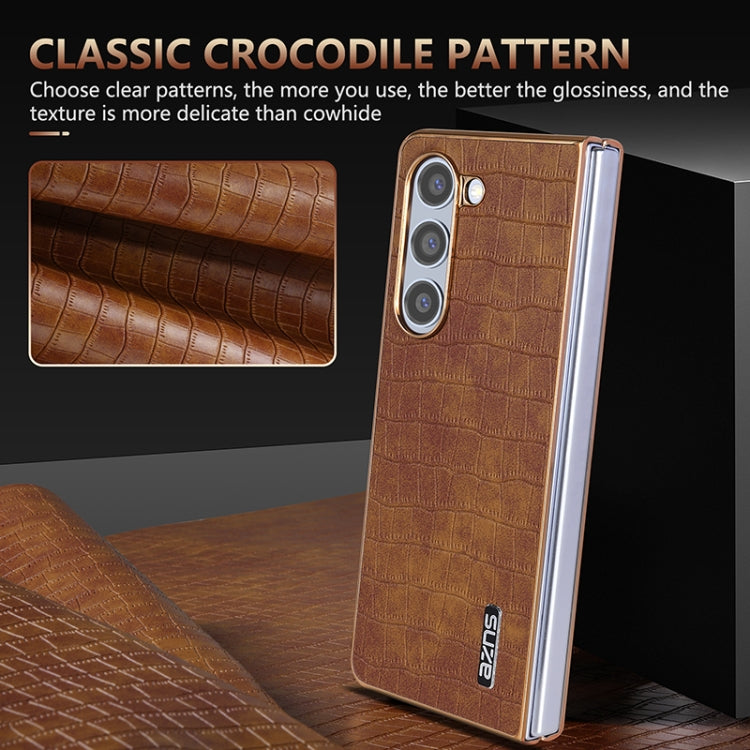 AZNS Samsung Galaxy Z 3 Series Crocodile Texture Phone Case